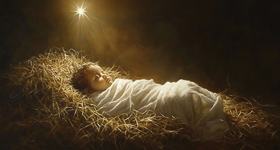 baby Jesus in manger