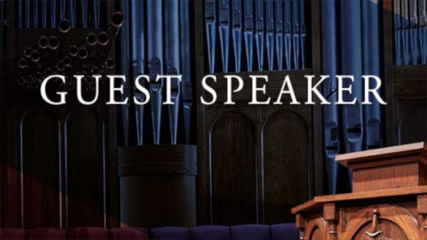 image of pulpit for guest-speaker