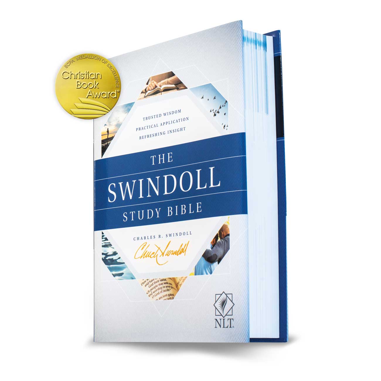 The Swindoll Study Bible Hardcover Slightly Larger Print NLT 