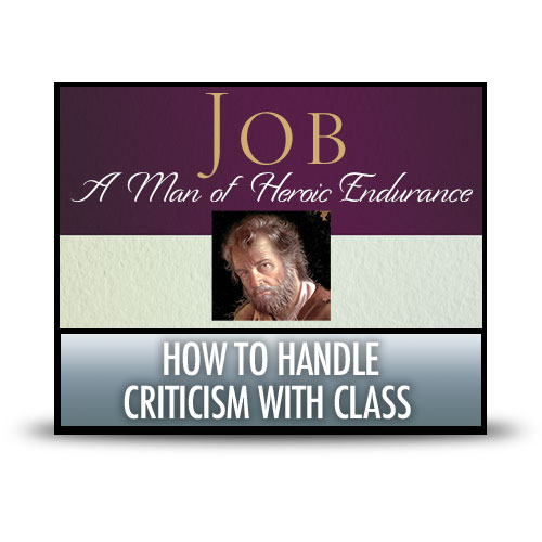 How to Handle Criticism with Class