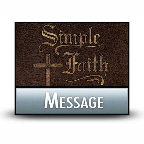 If You’re Serious About Simple Faith, Stop This!