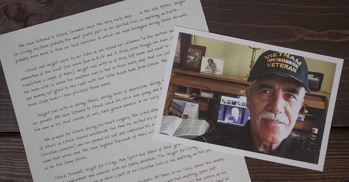 photo: a letter from a listener
