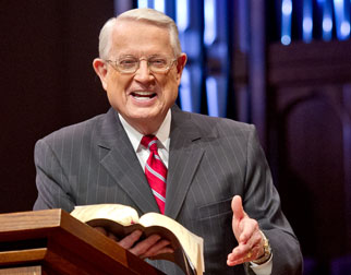 Chuck Swindoll preaching