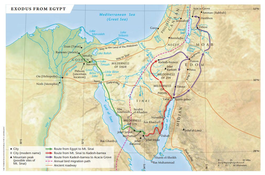 book of joshua map