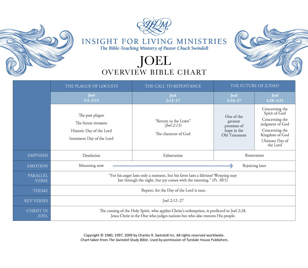 Joel Bible chart